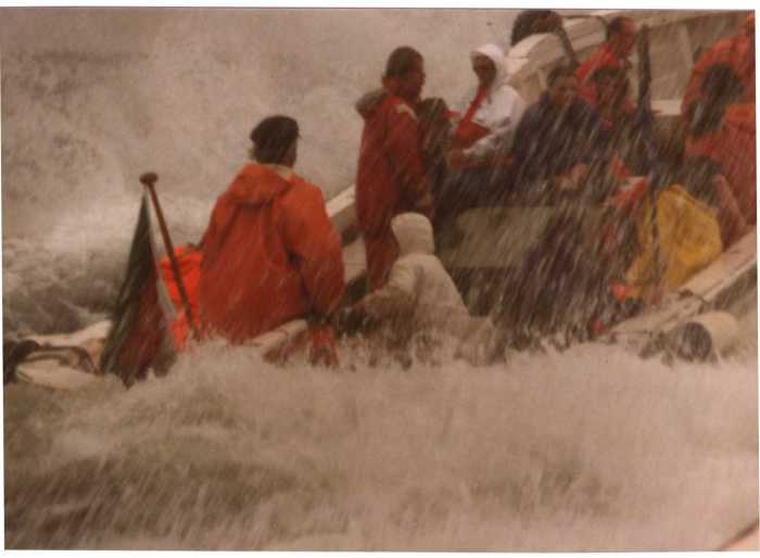 "Unterwasserfoto" w&auml;hrend der Regatta